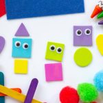 a close up of a bunch of craft items on a table