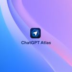 Chatgpt atlas app icon on a colorful background.