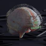 a computer generated image of a human head