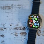 a smart watch on a table