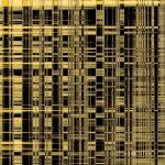 A black and yellow plaid pattern is shown