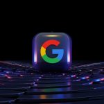 a google logo sitting on top of a computer keyboard
