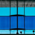 blue and white wall tiles
