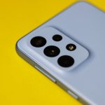 a white cell phone