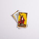 a deck of cards with a picture of a man on it