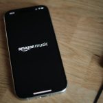 A close up of a cell phone on a table