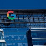 a building with a google logo on it