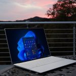 a laptop on a table