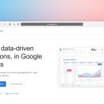a screenshot of a web page with the words make data driven decision, in