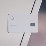 white Apple card