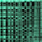 A green and black background with lines