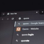Google search results for quora website