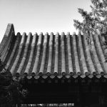 grayscale photo of concrete building