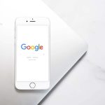 a white cell phone