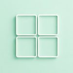 Four empty white squares arranged in a grid.