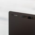a black rectangular object