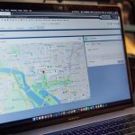 turned-on MacBook Pro