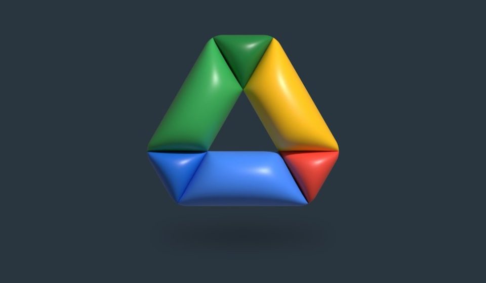 a colorful object is shown on a dark background