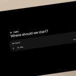 Gemini ai interface asking "where should we start?"