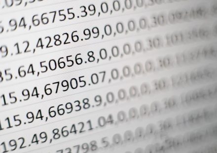 white printing paper with numbers