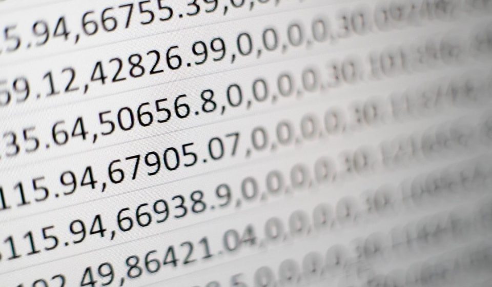 white printing paper with numbers