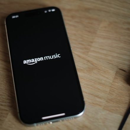 A close up of a cell phone on a table