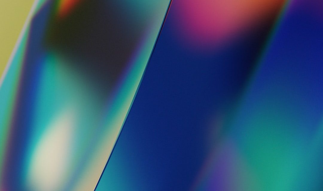 a close up of a rainbow
